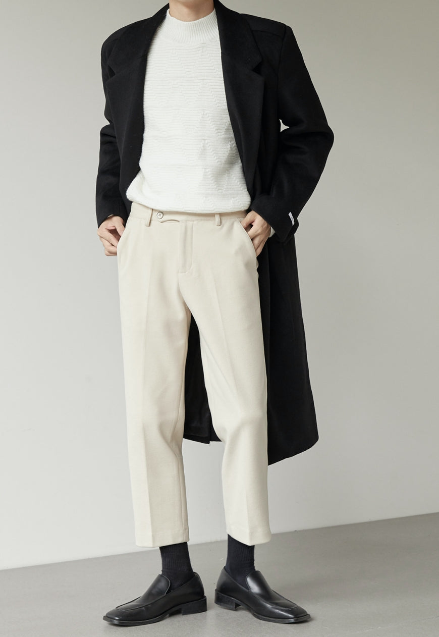 Men's Thick woolen high-class coat