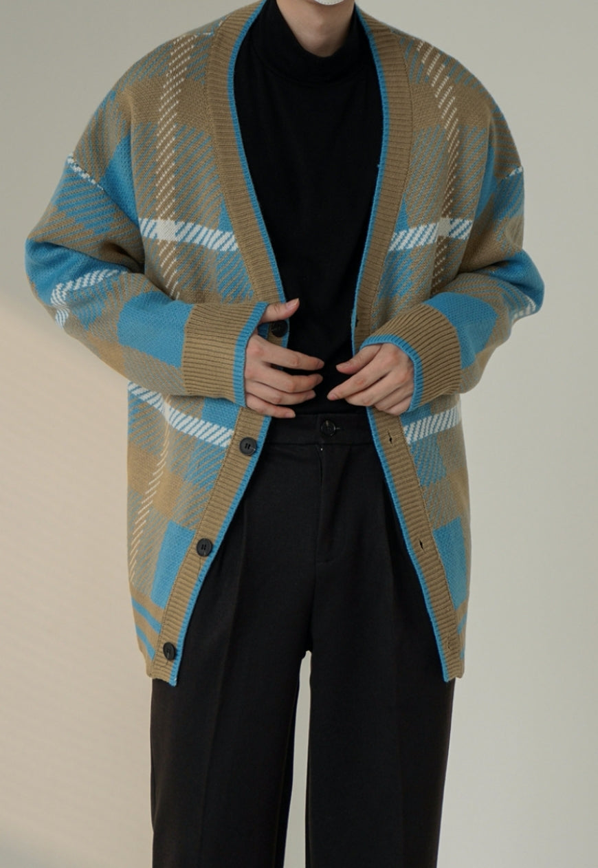 Men's Retro long-sleeved sweater