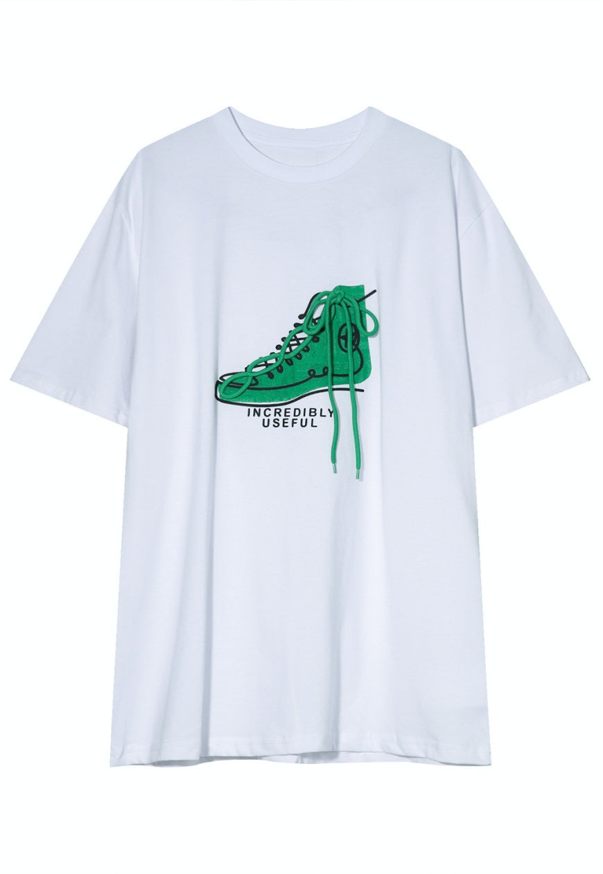Men's three-dimensional print T-shirt