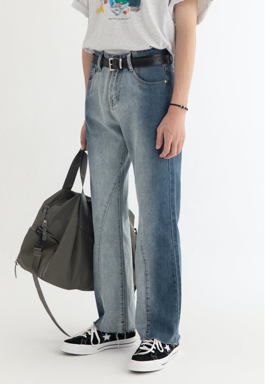 Men's Summer gradient jeans