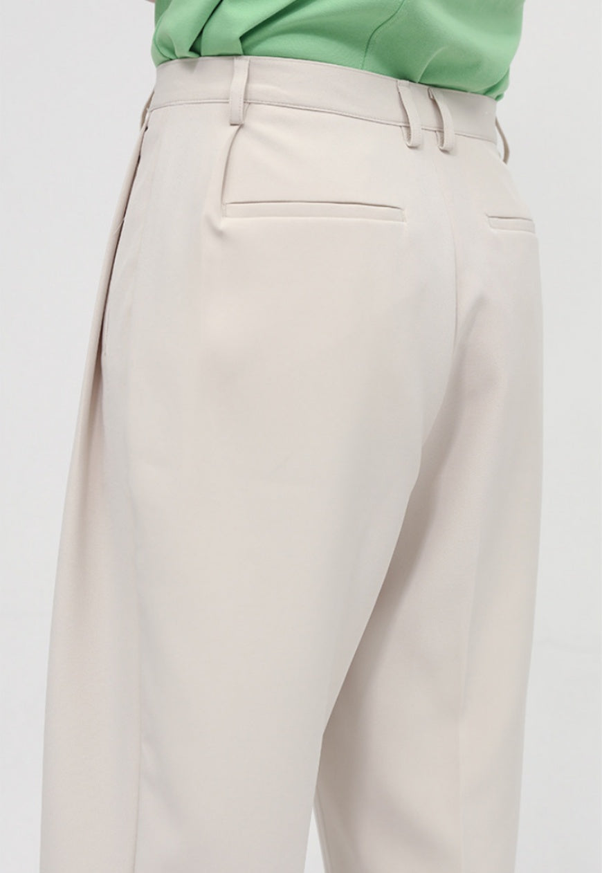 Men's loose personality ninth trousers