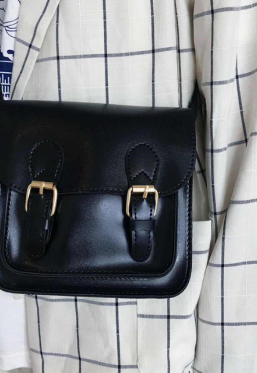 UZIP DESIGN Men's Leather retro shoulder bag
