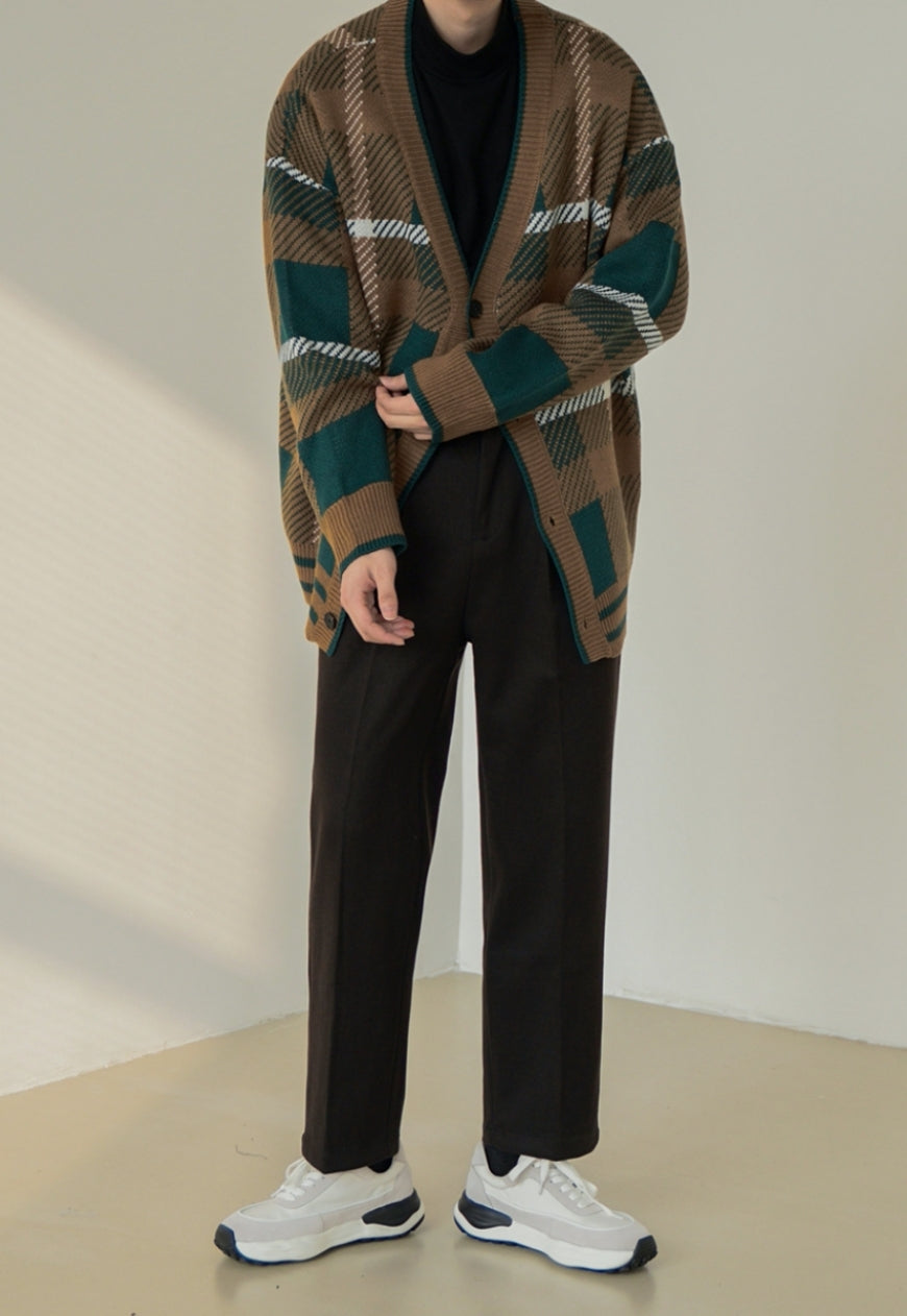 Men's Retro long-sleeved sweater