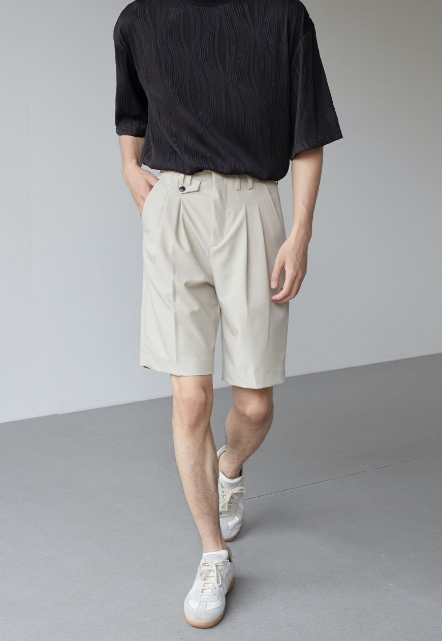 Men's High sense of straight loose shorts