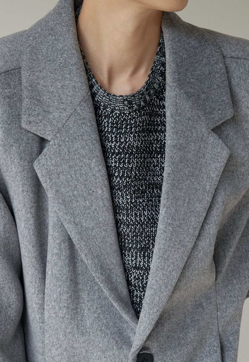 Men's Thick woolen high-class coat