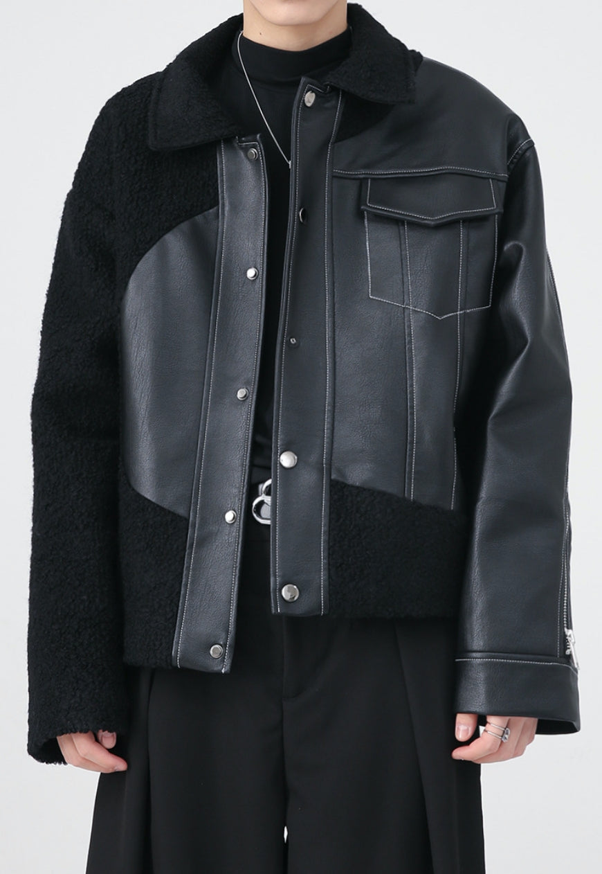 Men's zip padded jacket