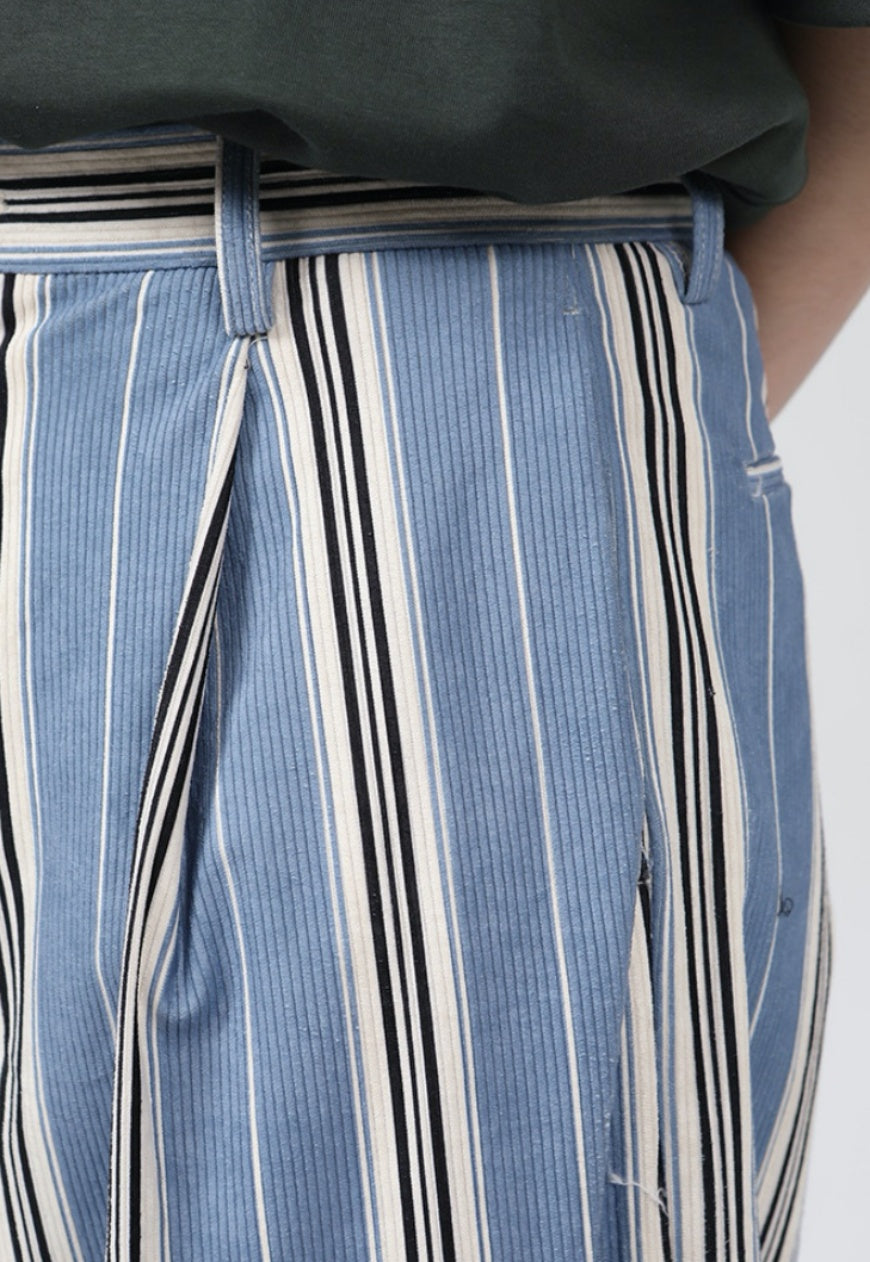 UZIP DESIGN Men's statement striped trousers