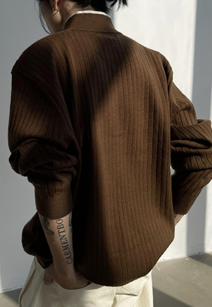 UZIP DESIGN Men's double neck sweater