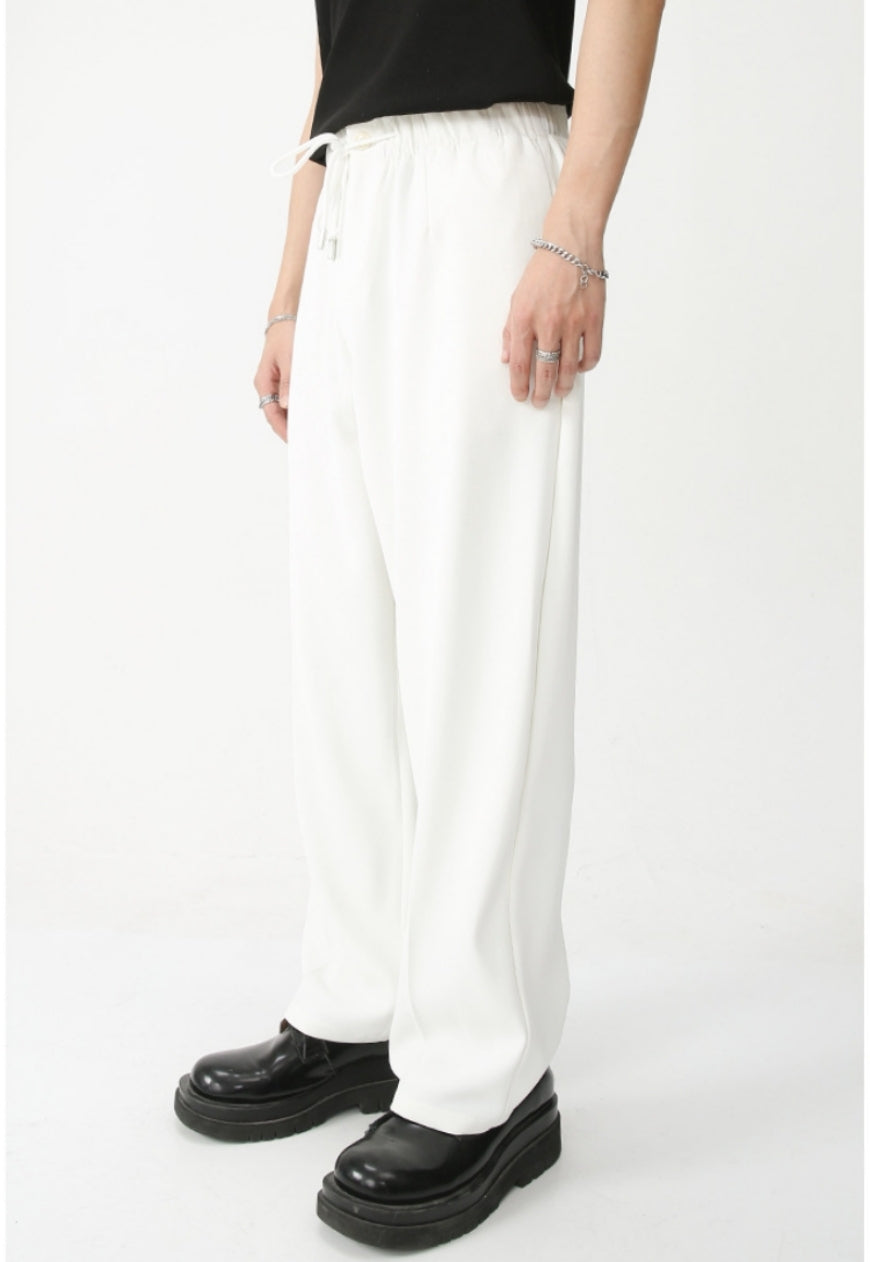Men's elastic waist loose trousers