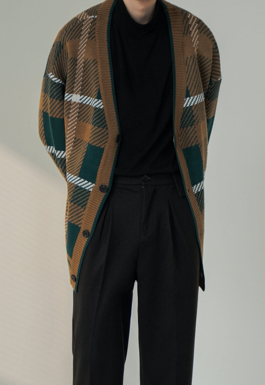 Men's Retro long-sleeved sweater