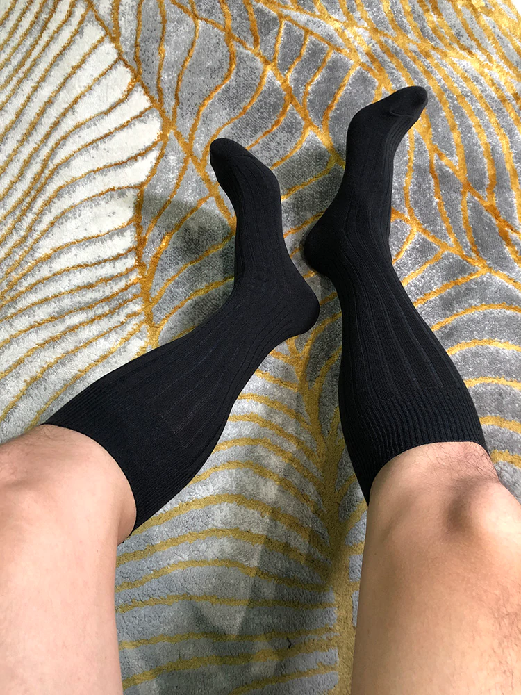 Men's Combed Cotton Men's Knee Sock