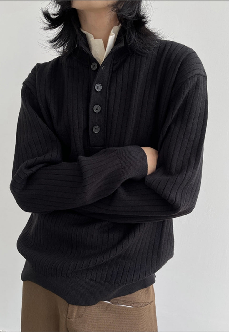 UZIP DESIGN Men's double neck sweater