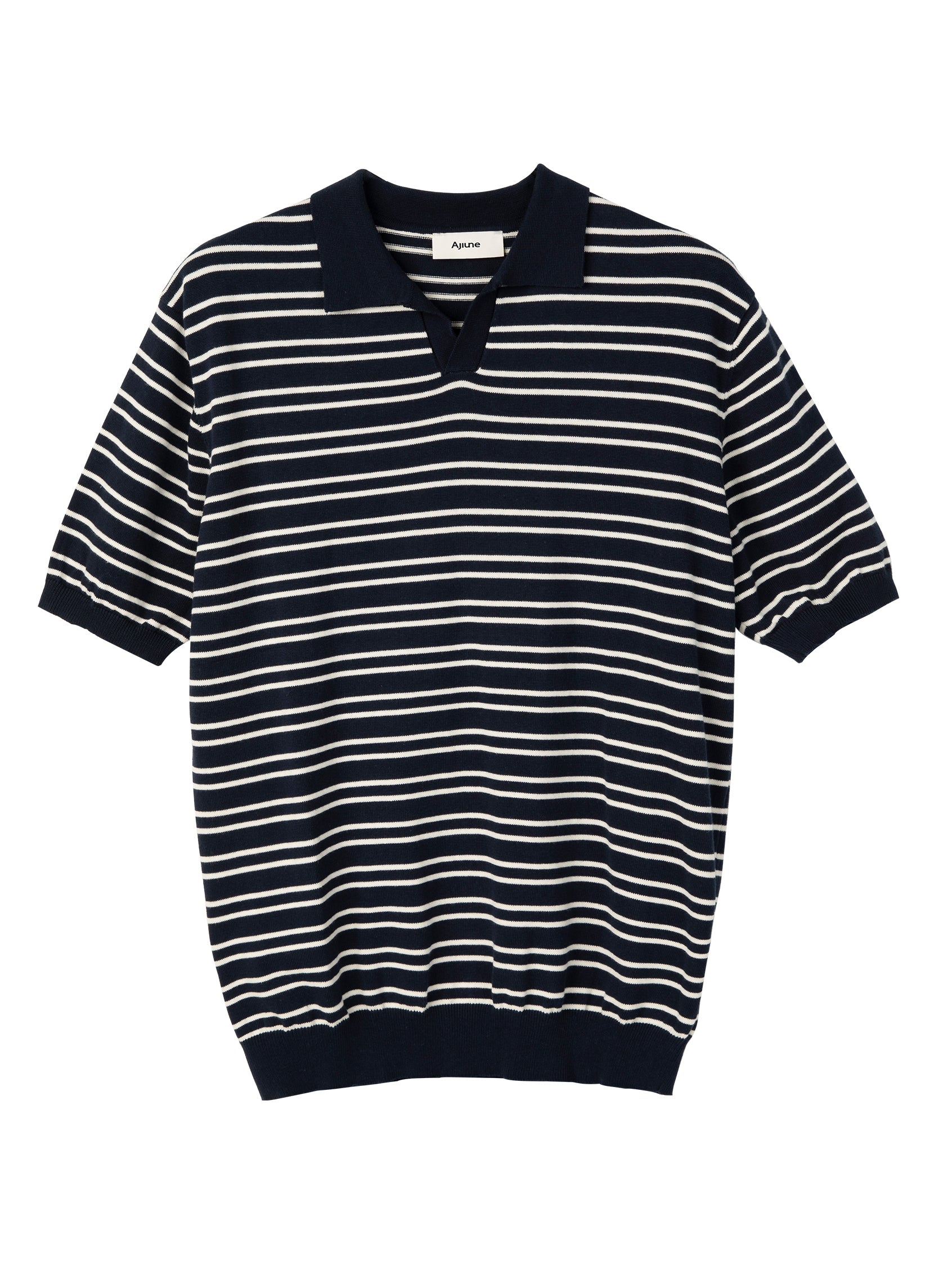 UZIP DESIGE Men's striped polo shirt