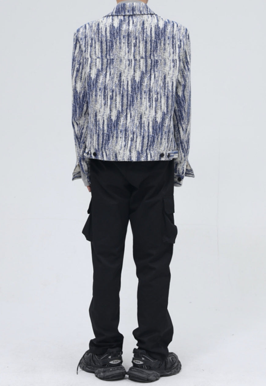 Men's Snowflake retro coat