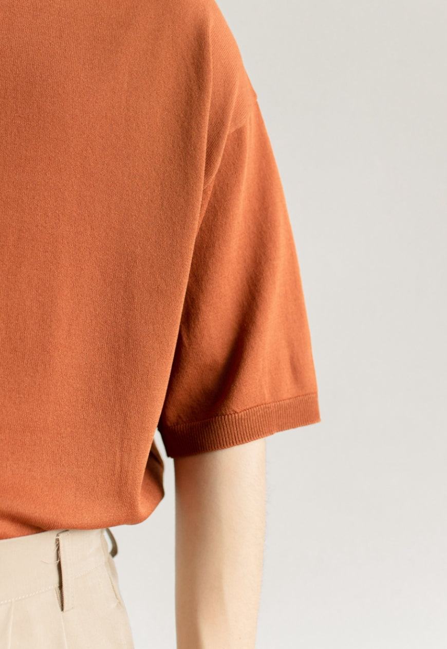 Men's Summer temperament round neck t-shirt