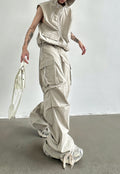 Men's Hooded Vest and Overalls set