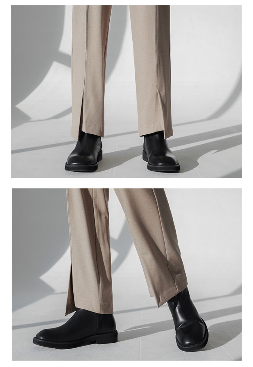 Men's irregular design suit pants