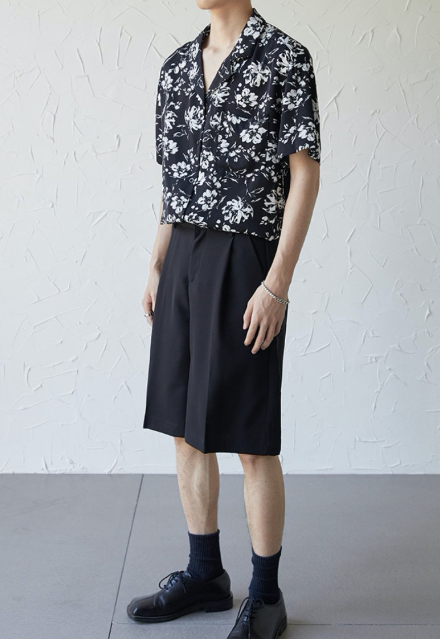 UZIP DESIGN Men's fashion floral shirts