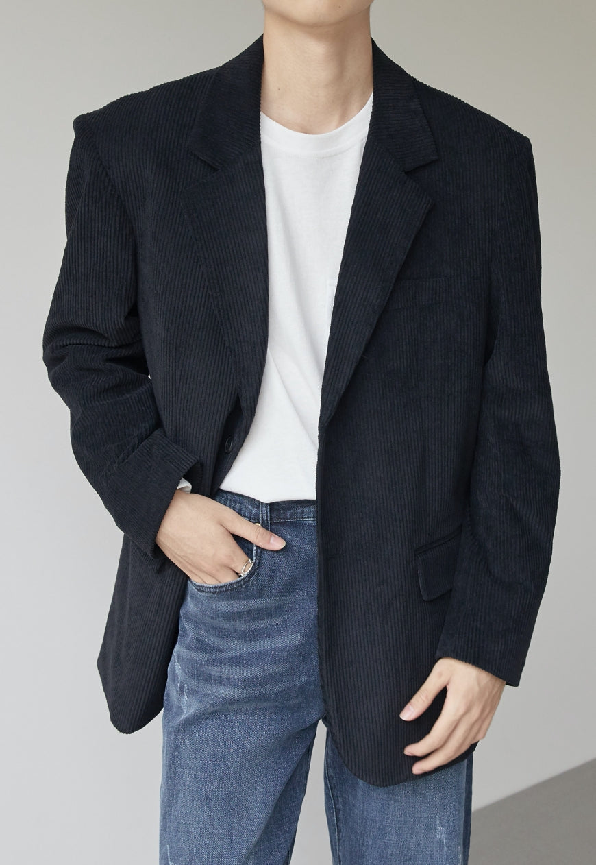 Men's Corduroy texture suit jacket