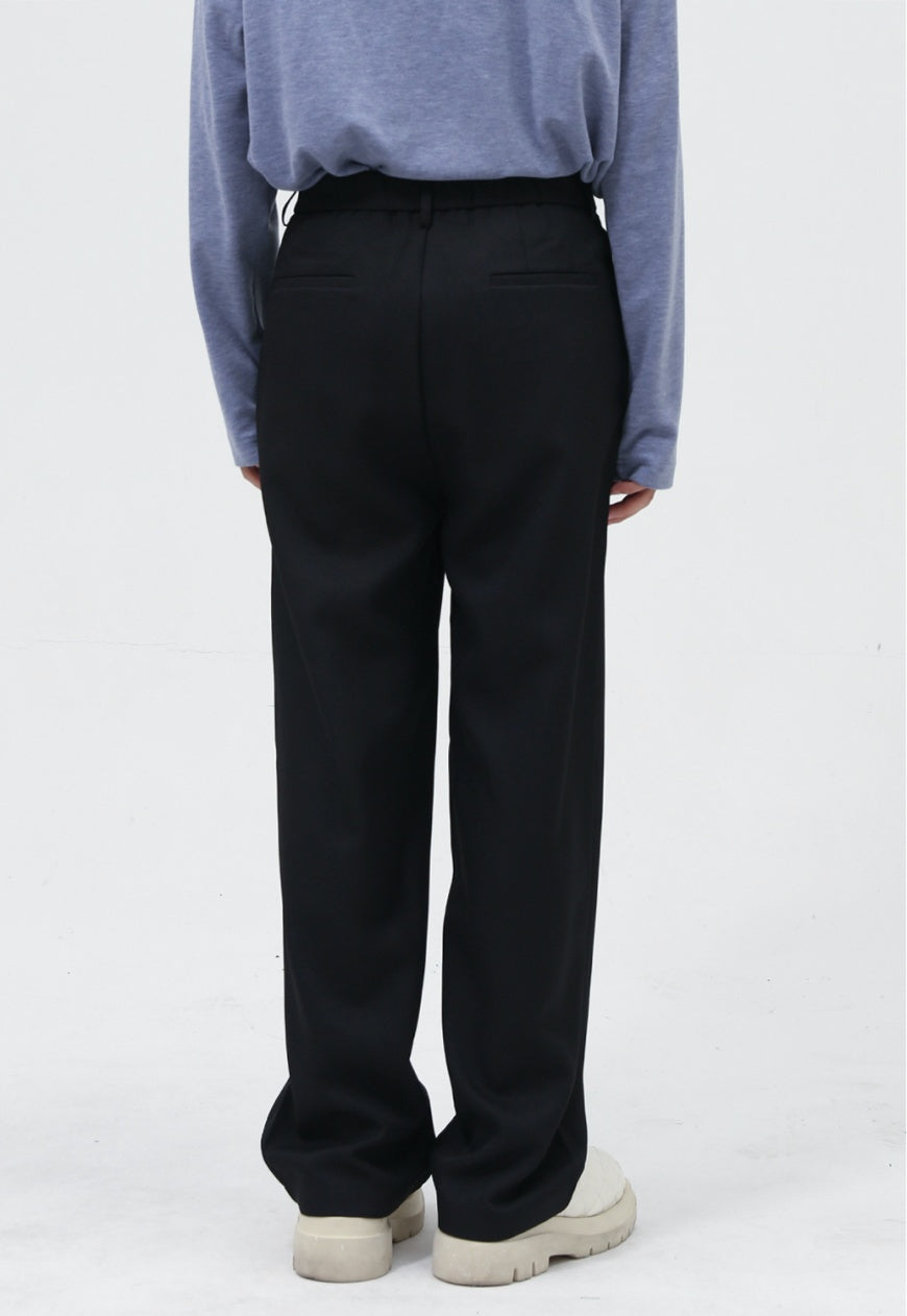 Men's Pocket Design Solid Color Trousers