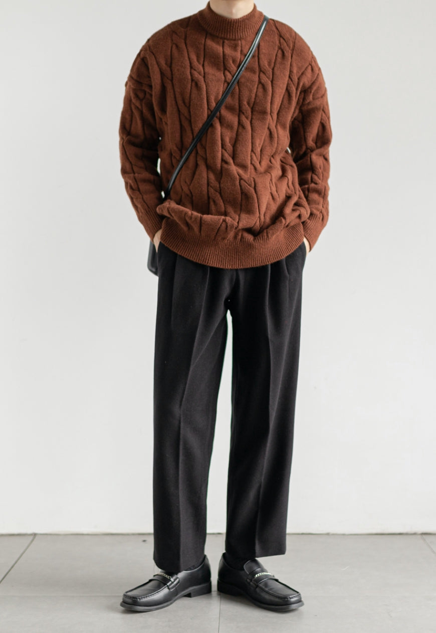 Men's Retro turtleneck sweater