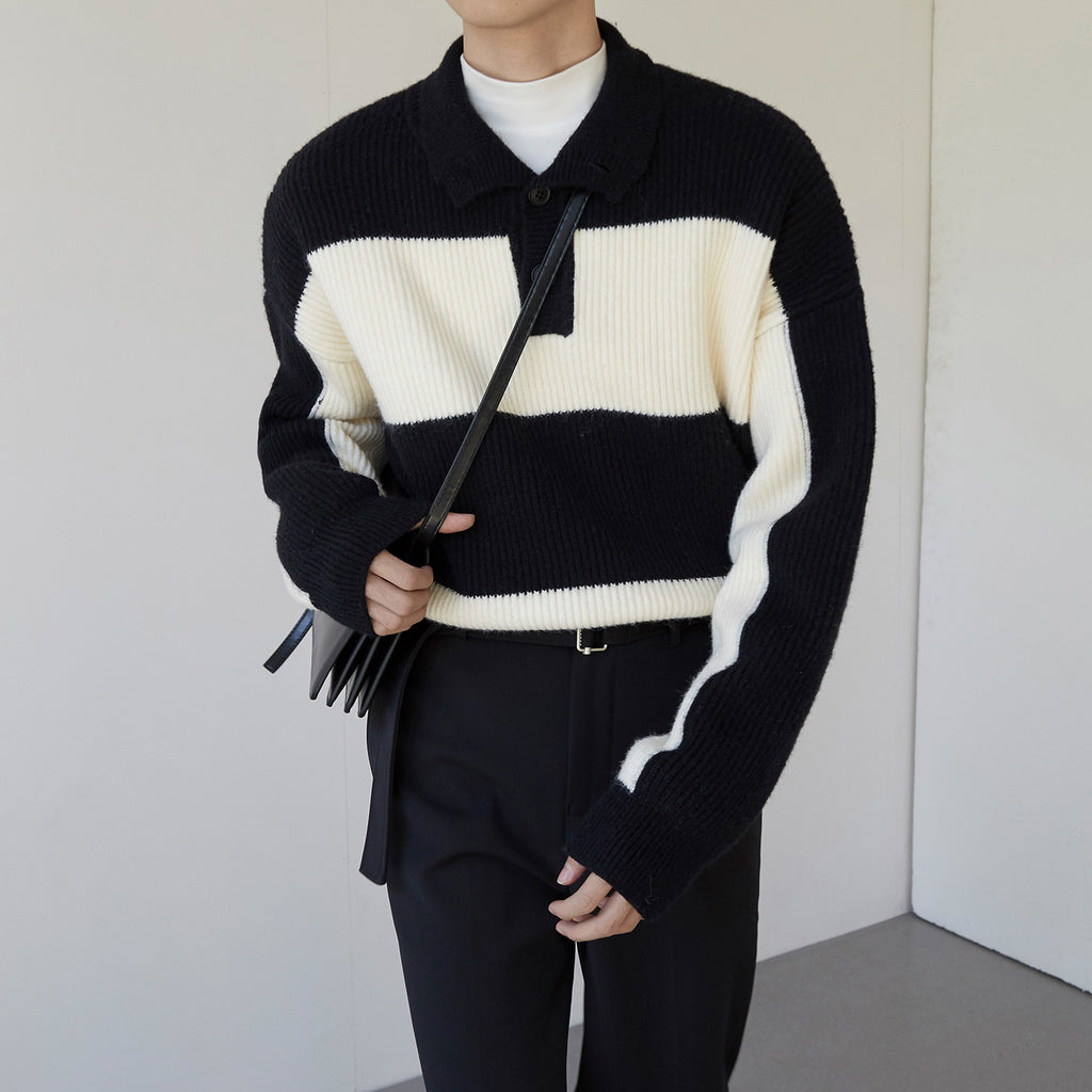 Men's Polo thick sweater