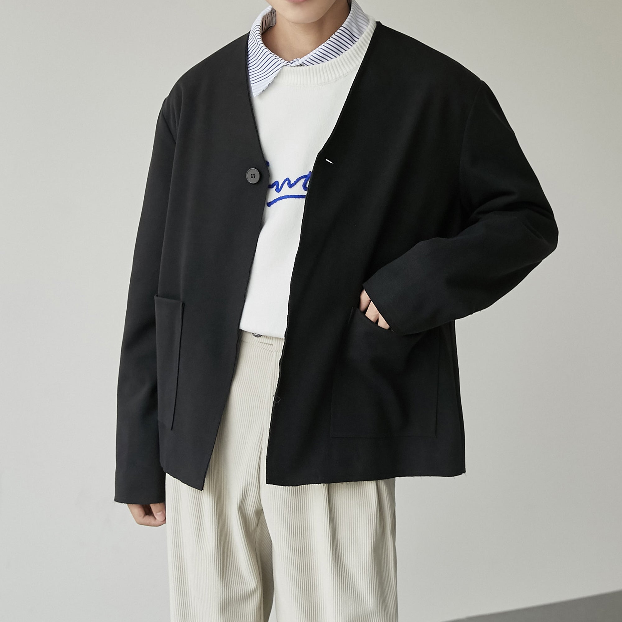 UZIP DESIGE Men's woolen autumn jacket