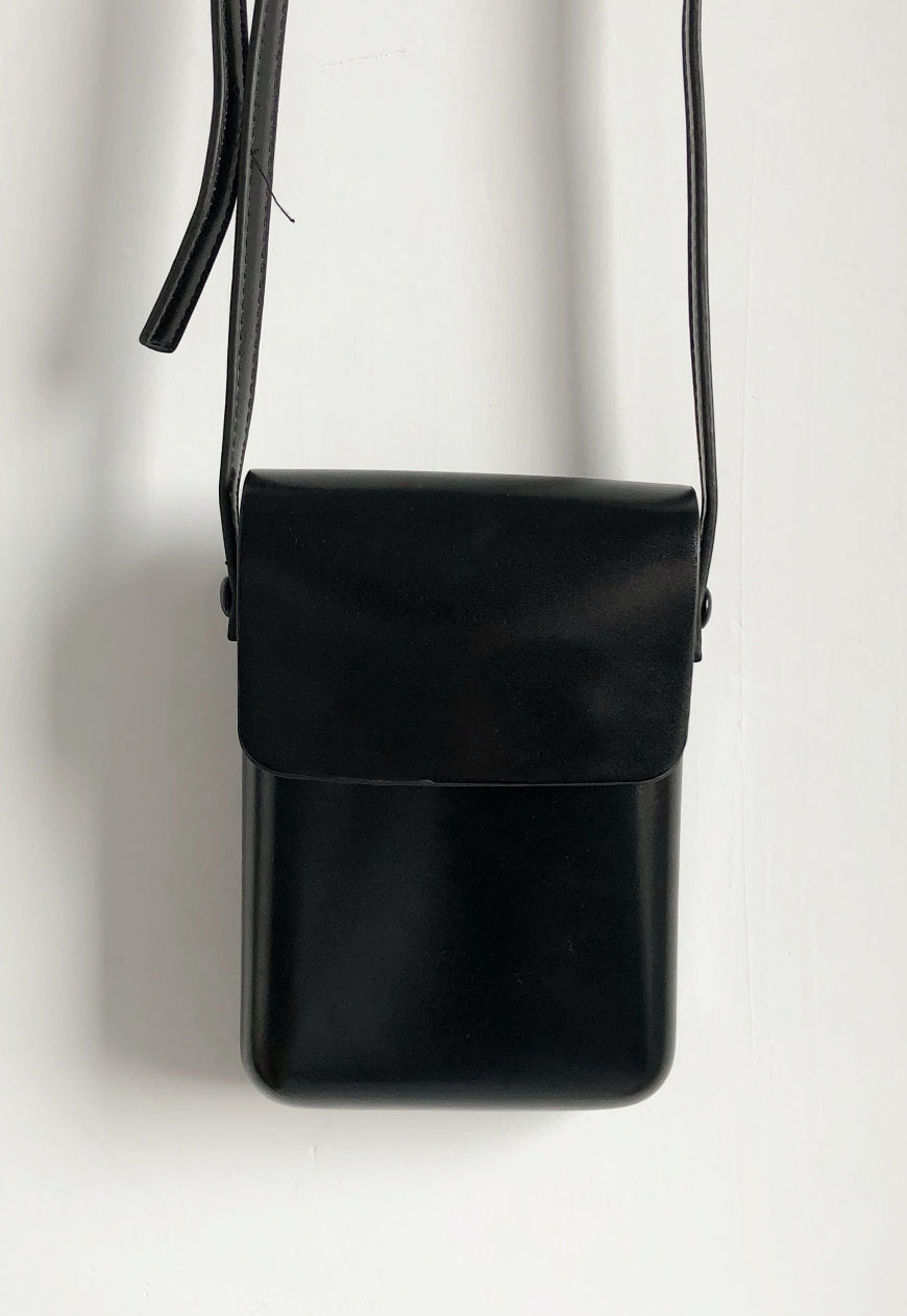 UZIP DESIGN  Men's Homemade black diagonal bag