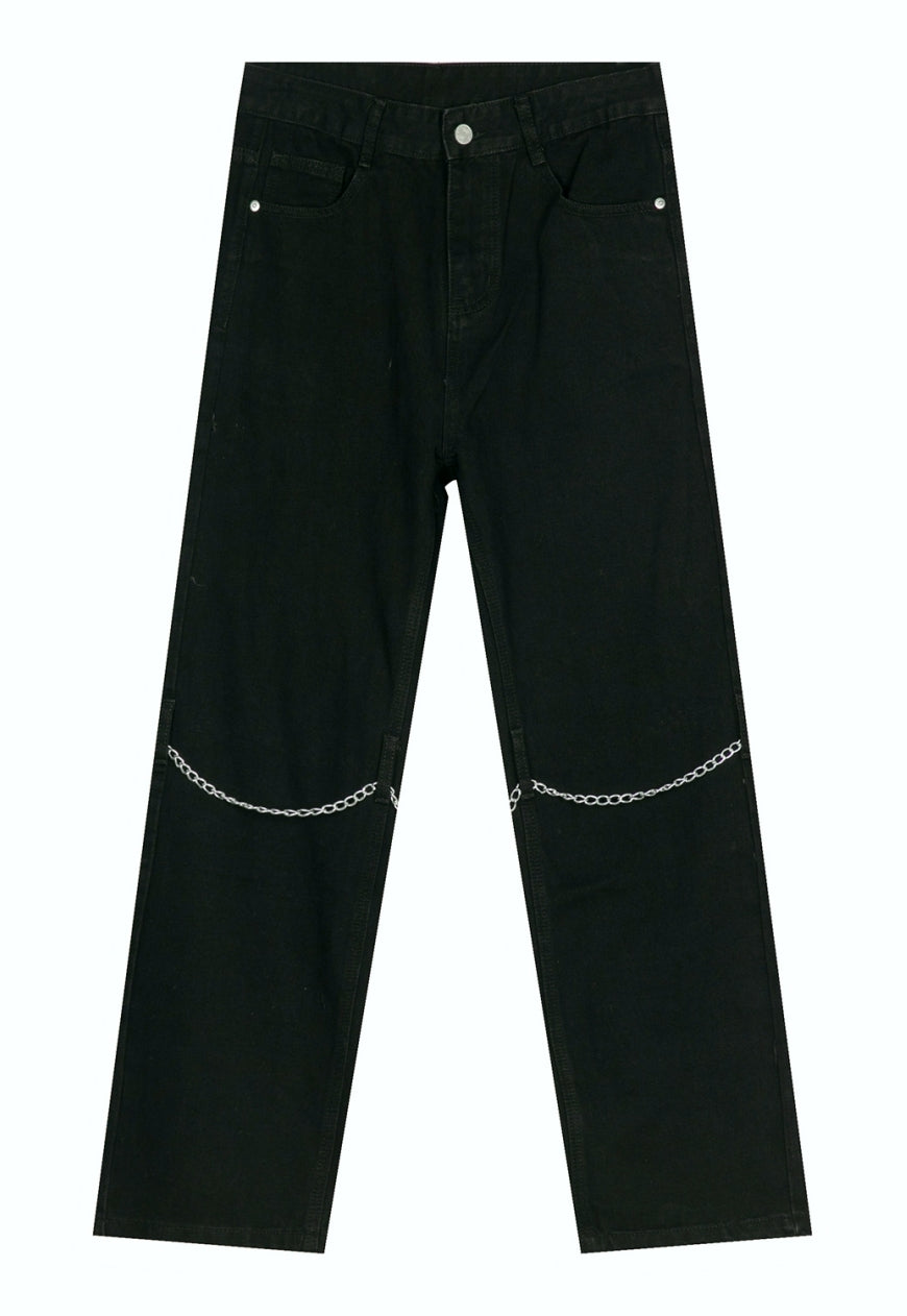 Men's Chain design jeans