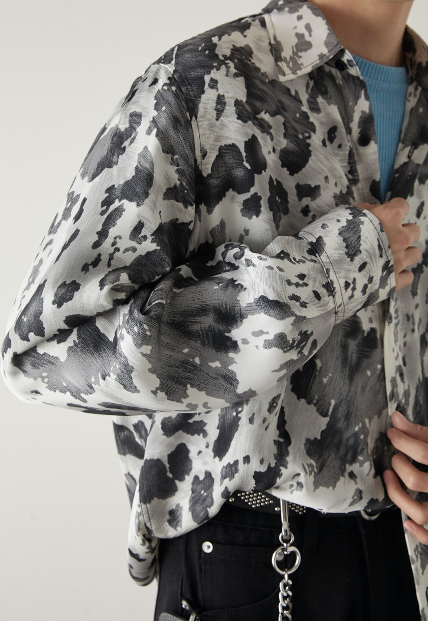 Men's Textured camouflage shirt