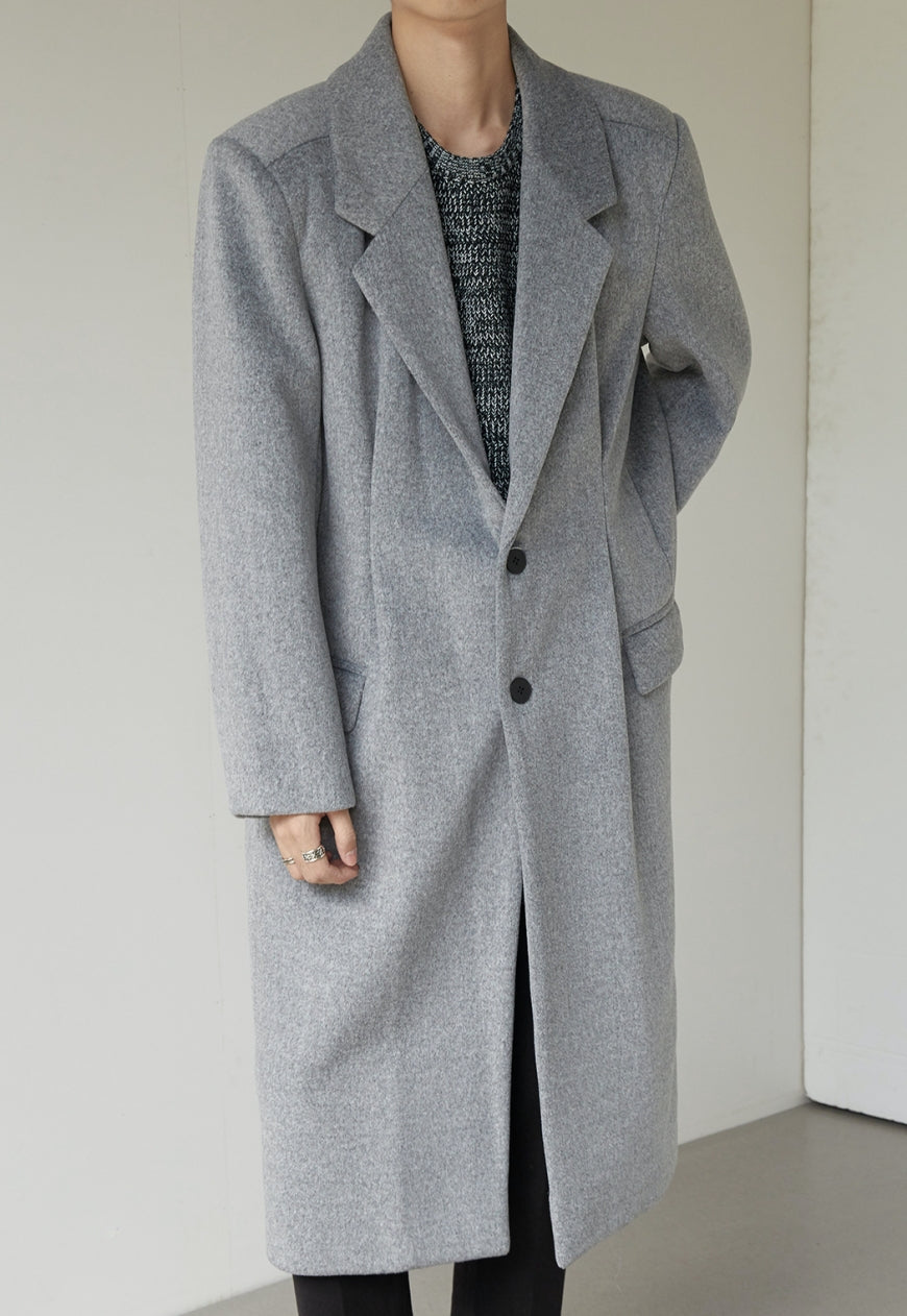 Men's Thick woolen high-class coat