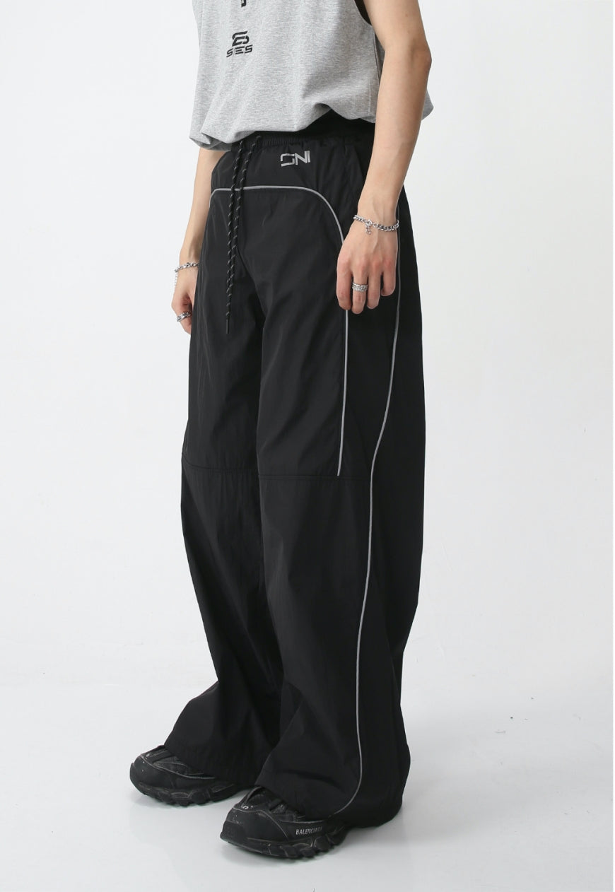 Men's draped track pants