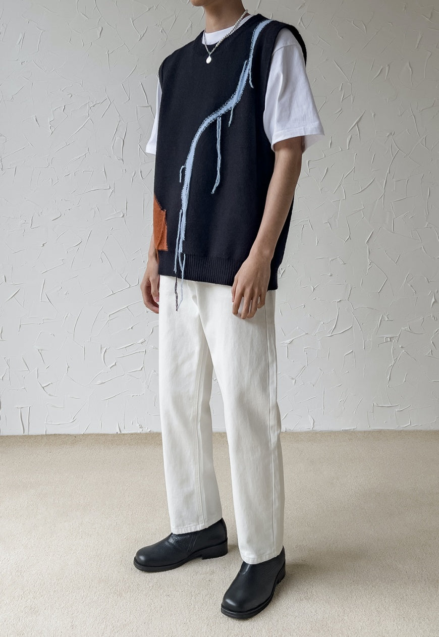 MEN'S design pattern sweater vest