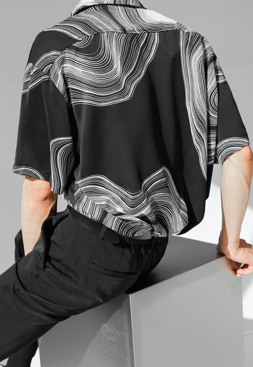 【Sale】Men's fashion abstract pattern shirt