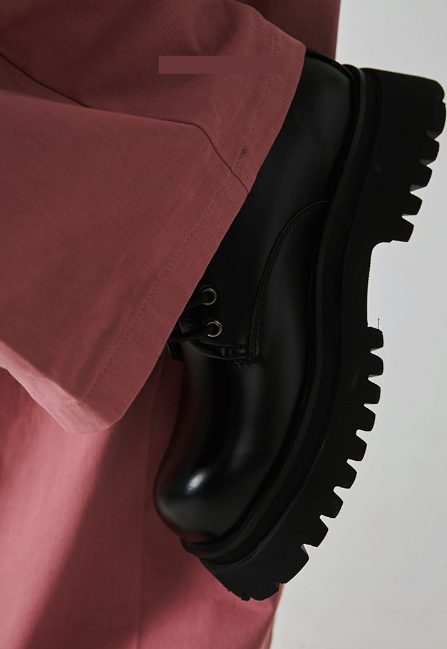 Men's luxury platform derby shoes
