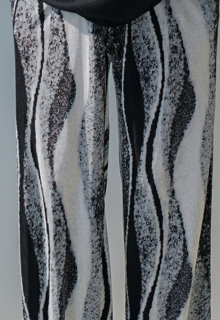 Men's Pleated loose casual trousers