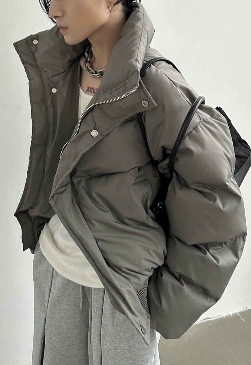 Men's silhouette padded coat