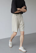Men's High sense of straight loose shorts