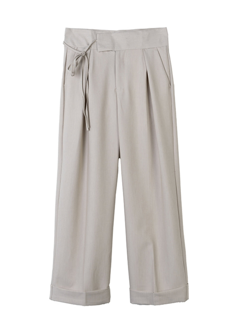 Men's Knotted waist pants