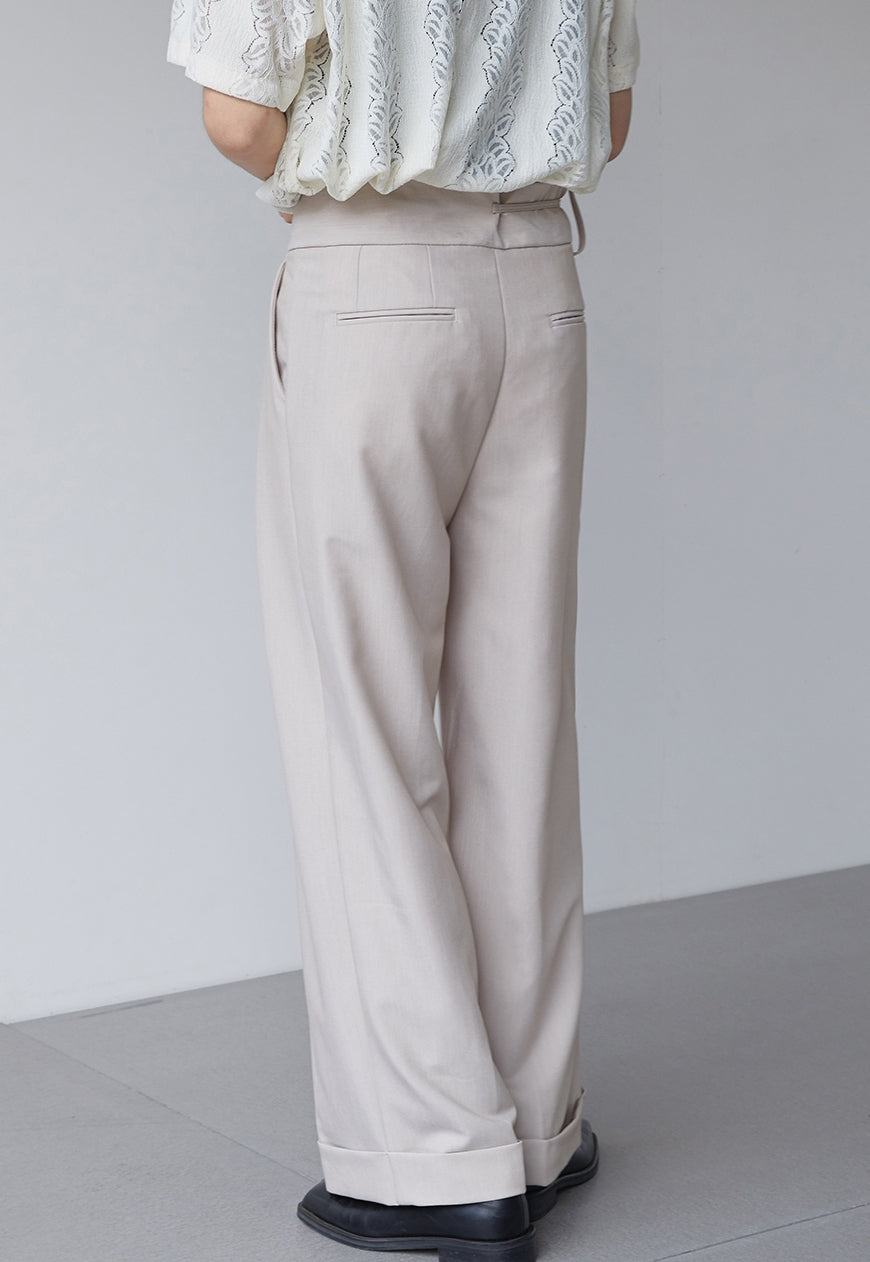 Men's Knotted waist pants
