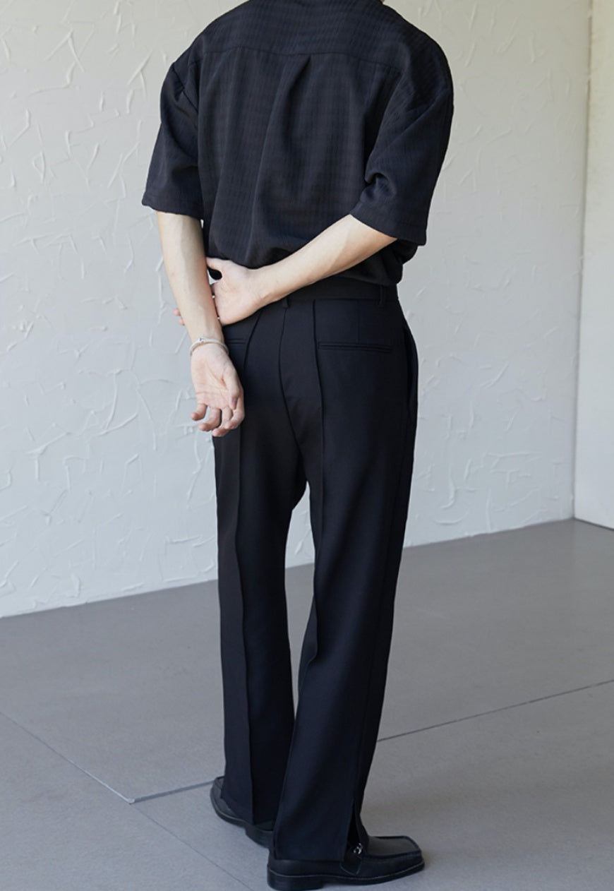 UZIP DESIGN Men's Sleek Fabric Fashion Pants