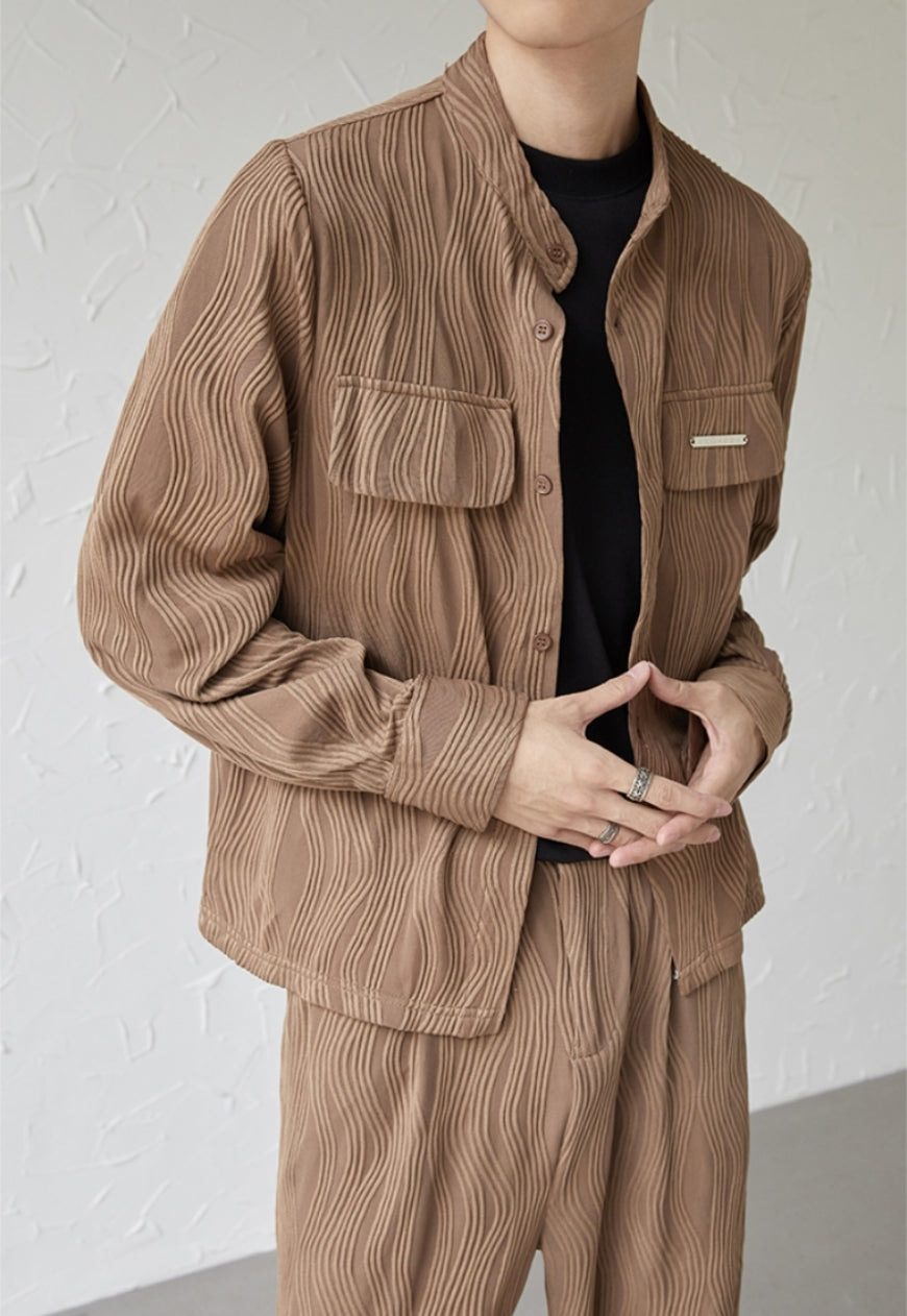 UZIP DESIGN Men's velvet fashion light jacket
