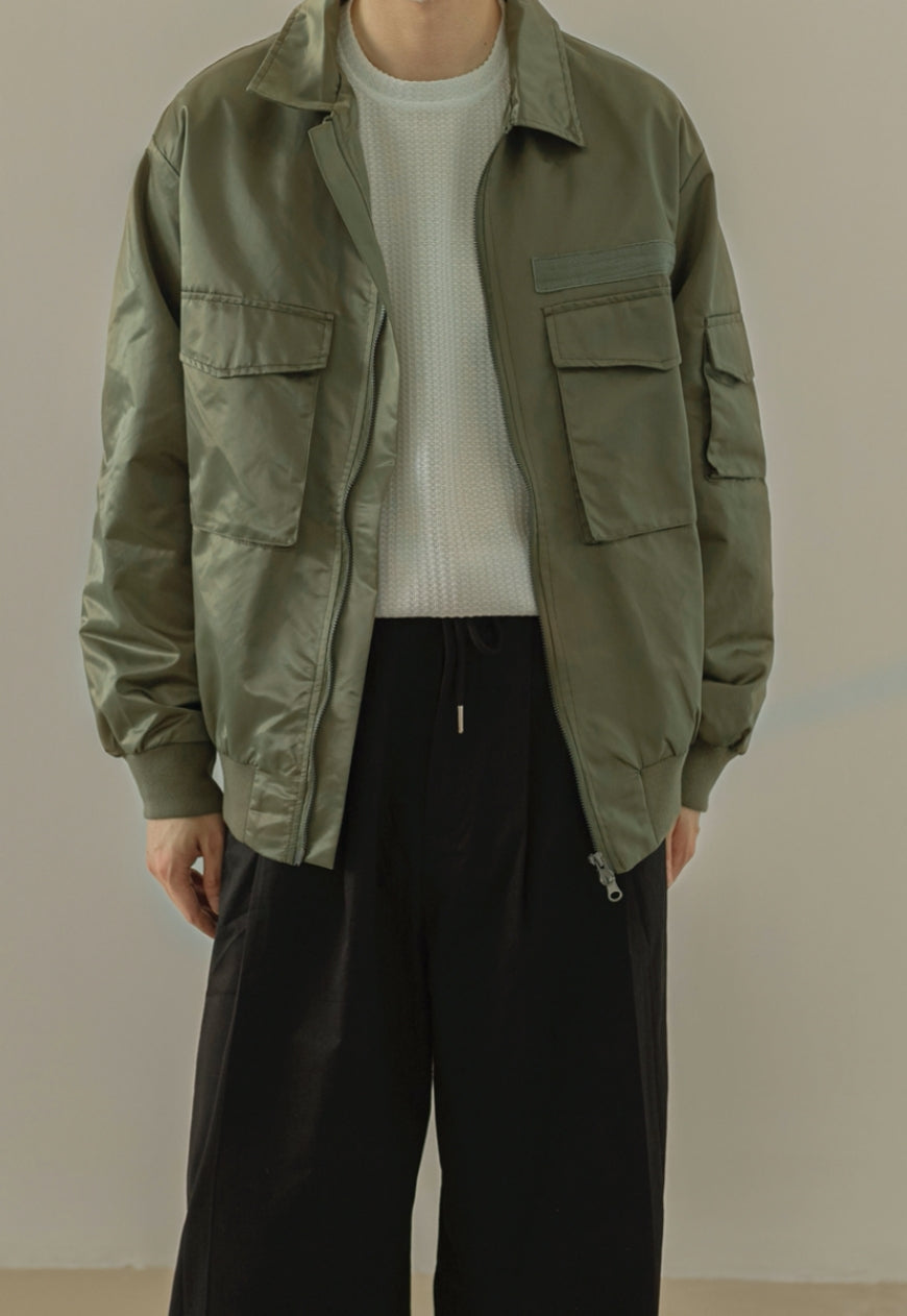 Men's Vintage aviator baseball jacket