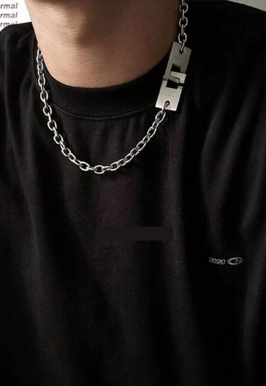 Men's Design Titanium Necklace