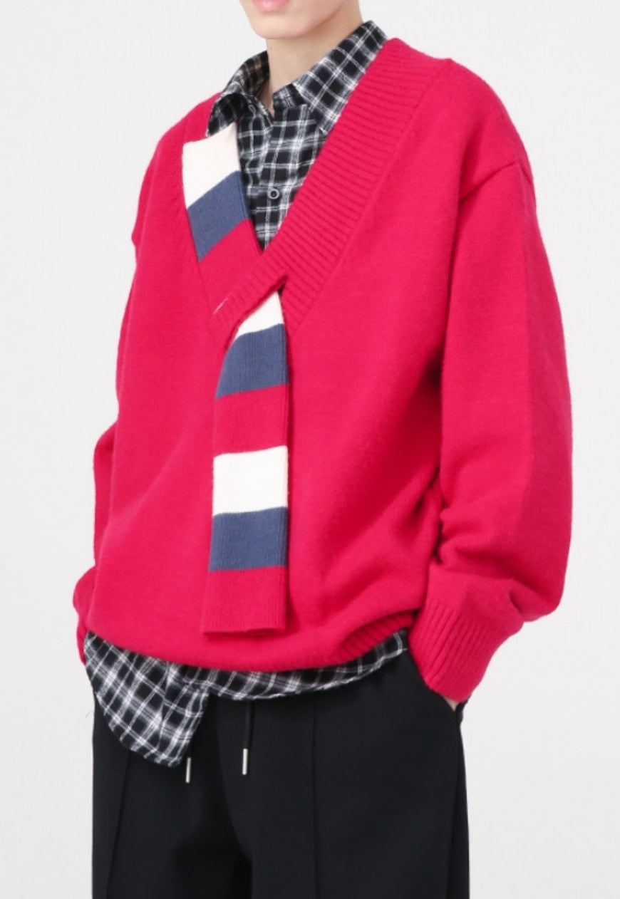 Men's Design loose knitted sweater