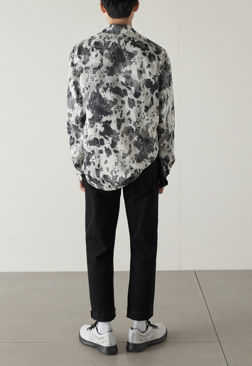 Men's Textured camouflage shirt