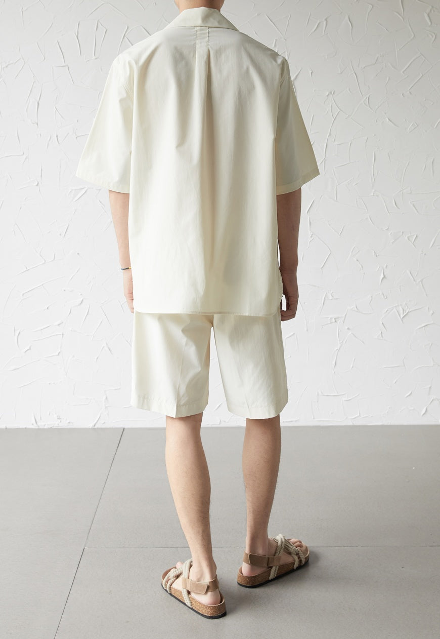 UZIP DESIGE Menâ€™s suit belted shorts