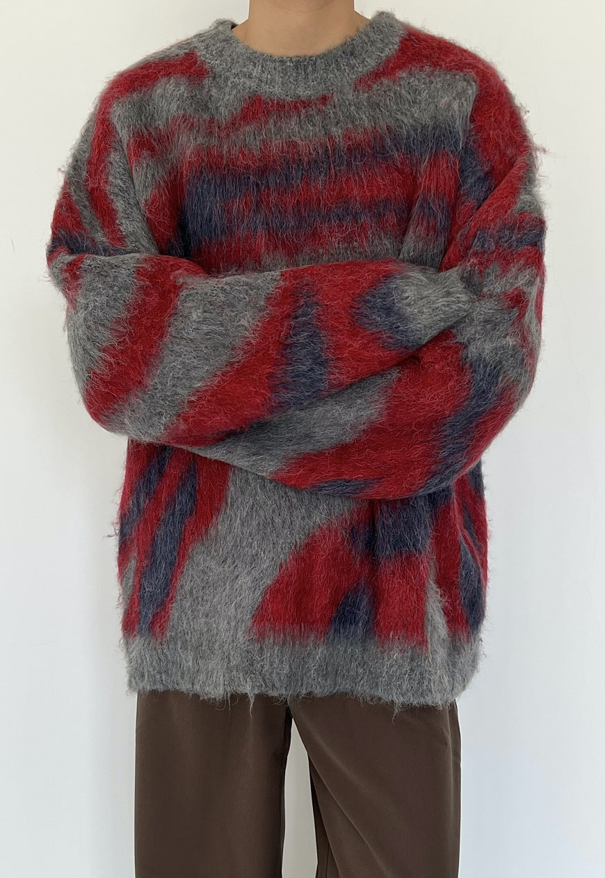 Men's vintage striped sweater