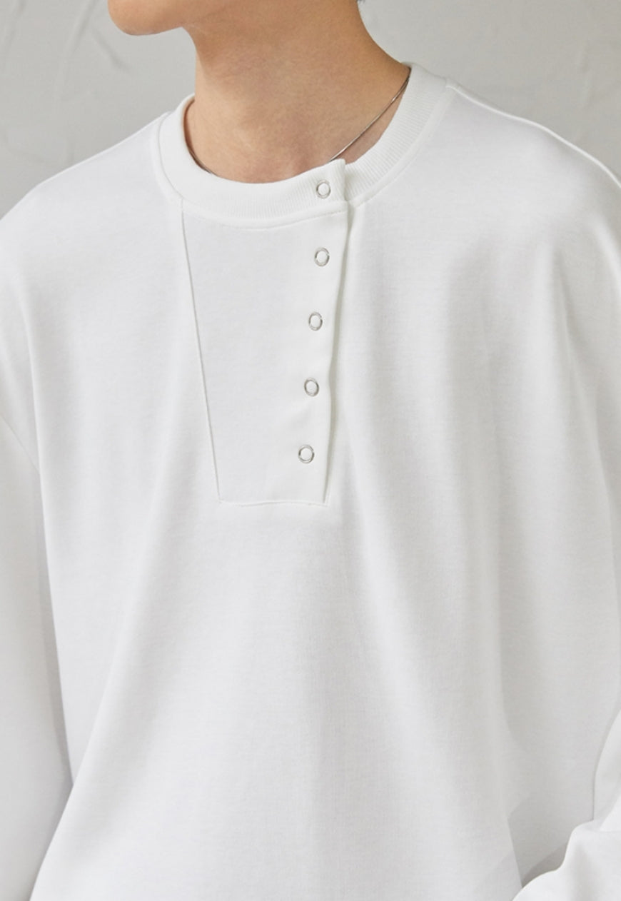 UZIP DESIGN Men's Solid button T-shirt