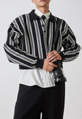 【Sale】Men's striped knitted sweater